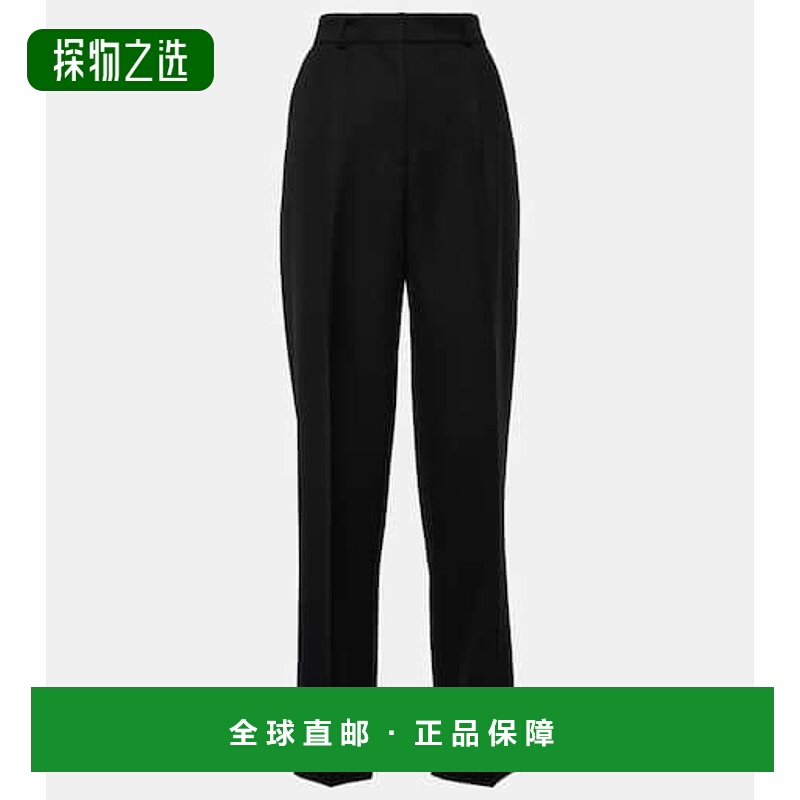 香港直邮TOTÊME 女士 高腰锥形长裤 black黑色 舒适时尚