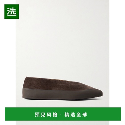 1h可退 Le Monde Beryl 女士 皮毛内里绒面革芭蕾舞鞋 AP