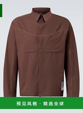 1h可退 香港直邮Satisfy 男士 PeaceShell 河流斜纹布衬衫外套