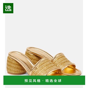 香港直邮Gianvito Rossi 吉安维托·罗西 女士 Marbella 皮革边凉