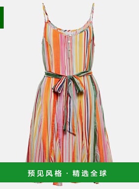 1h可退 香港直邮Velvet 女士 Tiana 条纹迷你连衣裙 000375