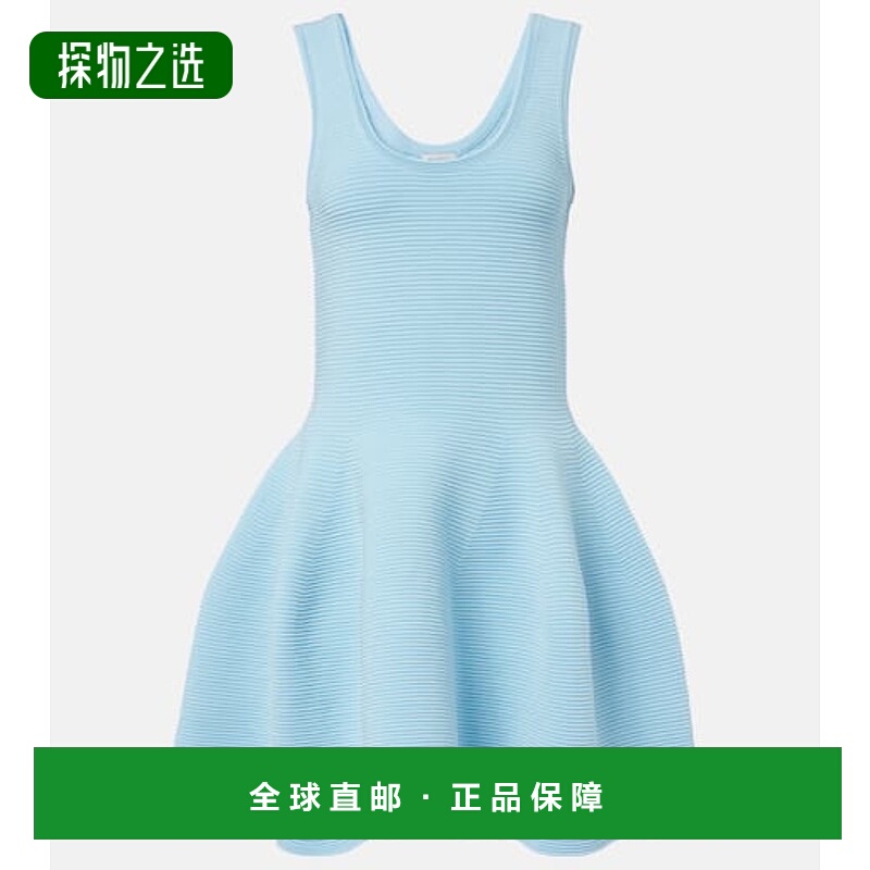 1h可退 香港直邮Simkhai 女士 Larina 喇叭迷你连衣裙 blue蓝色