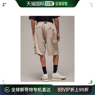 男款 香港直邮y3Y CLB 短裤 IV7763 卡其色工装