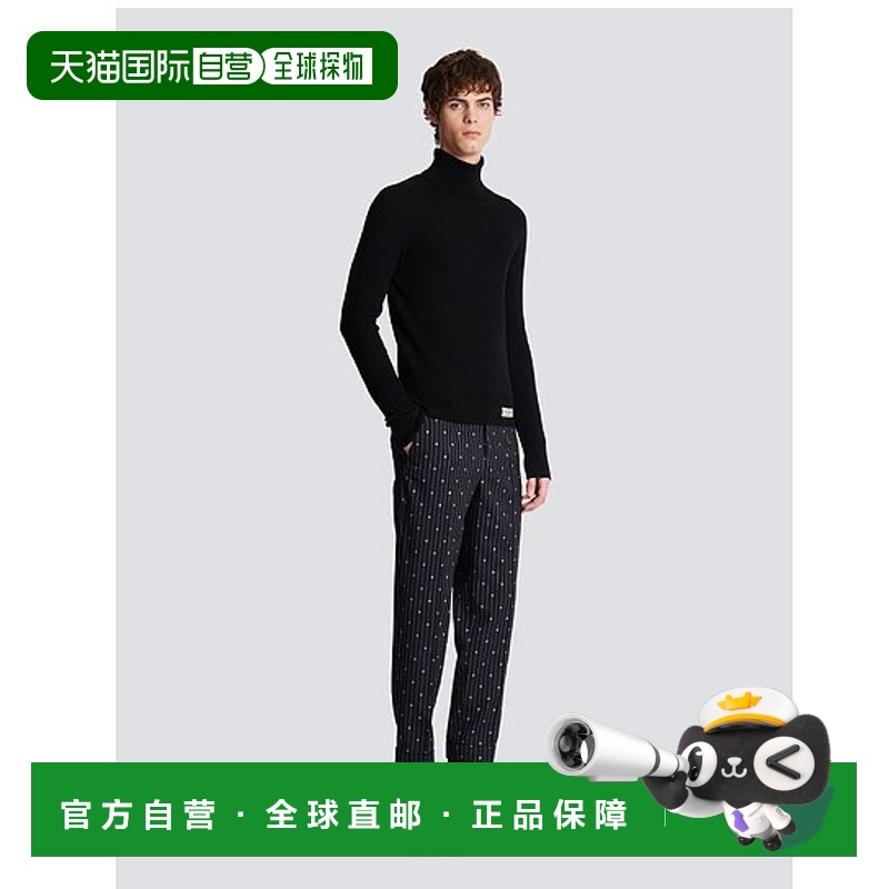 香港直邮Balmain 高领长袖毛衣 BH1KH015KE93