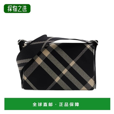 香港直邮Burberry Trench格纹斜挎包 80950151