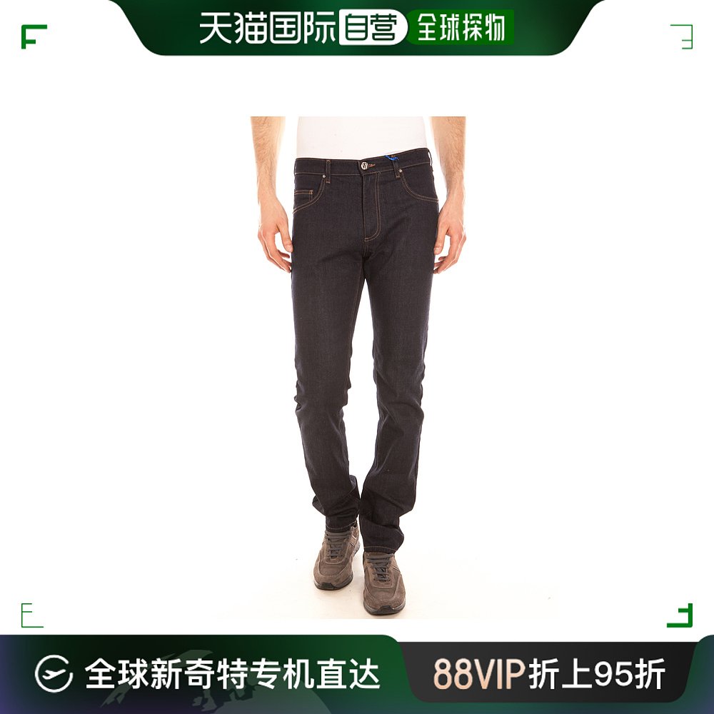 香港直邮Versace Jeans腰带环牛仔长裤 A2GMA0Q1DENIM