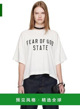 1h可退 香港直邮Essentials 女士 白色 Boxy T 恤 125SP257164FW