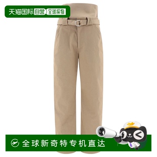 褲 歐洲直郵ALAIA 女士休閑褲 AA9P02456T632493工裝 針織高腰寬松