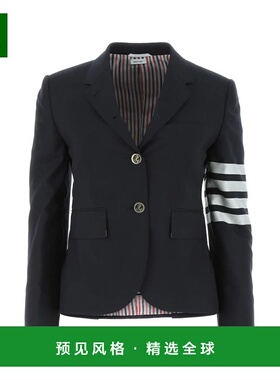 香港直邮THOM BROWNE 女士夹克 FBC010V06146415 AW2025 蓝色