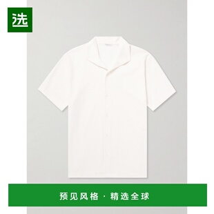 1h可退 香港直邮Sunspel 男士 可拆卸领棉质凸纹布Polo衫 MSHT210