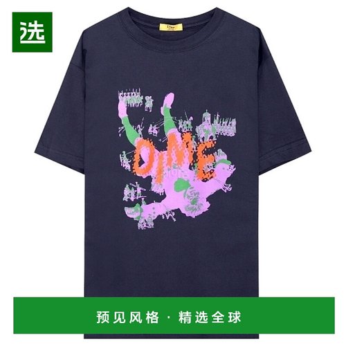 韩国直邮DIME Gulliver 通体印花纯棉T恤 DIMESP2323