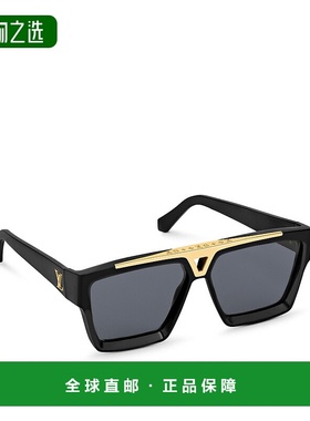 欧洲直邮LOUIS VUITTON 黑色边框太阳镜路易威登