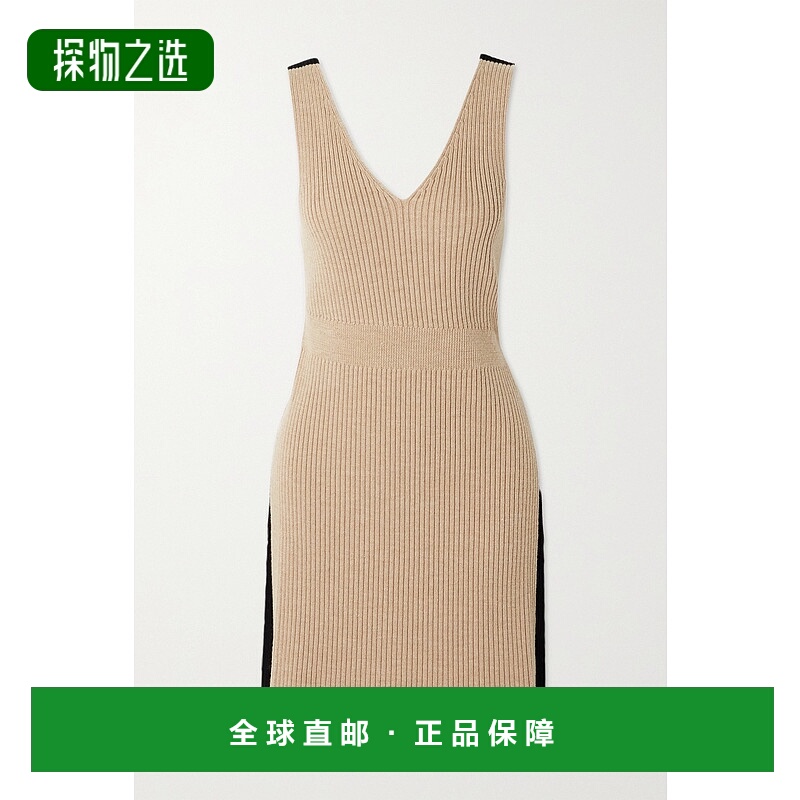 香港直邮LOEWE 罗意威 女士 露背罗纹羊毛长款上衣 S359Y17K34