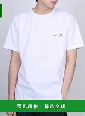 韩国直邮A.P.C 项目 T恤 (COFBT H26904 AAB) 100%纯棉 短袖圆领