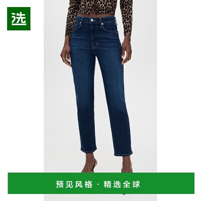 1h可退 香港直邮Citizens Of Humanity 女士 Caia 高腰直筒牛仔裤