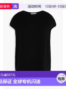 1h可退 香港直邮LOULOU STUDIO 女士 Nereus 羊绒背心 NEREUSBLAC