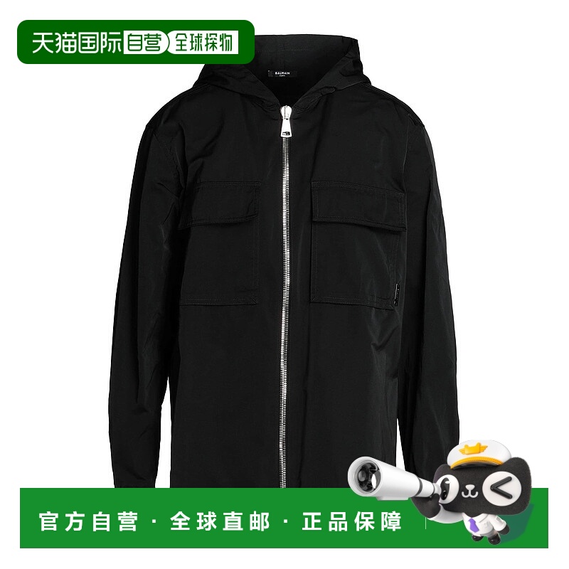 1h可退 香港直邮Balmain 巴尔曼 男士 夹克 black黑色 舒适时尚