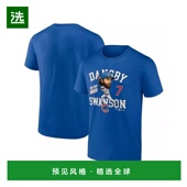 简约时尚 1h可退 舒适透 T恤短袖 圆领上装 美国直邮 Fanatics男士