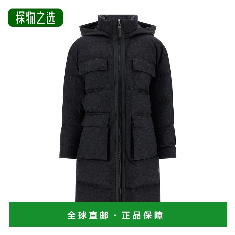 香港直邮Brunello Cucinelli 长袖羽绒服 MT2269787C005鹅绒