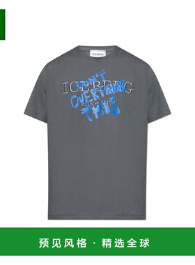 香港直邮ICEBERG 男士T恤 25II1P0F04386026327 AW2025 灰色