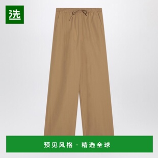 1h可退 香港直邮LOULOU STUDIO 女士 SAND-COLOURED 棉质裤子 SER