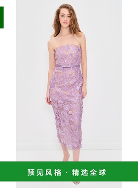 1h可退 香港直邮retrofete 女士 Rowena 蕾丝连衣裙 purple紫色