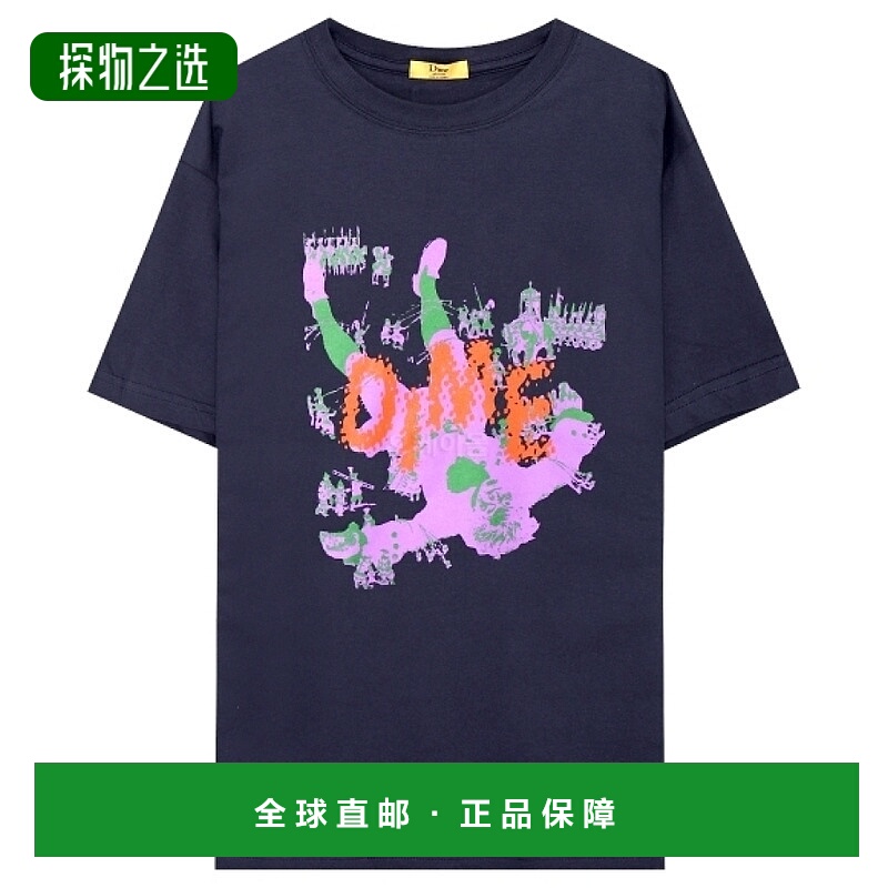韩国直邮DIME Gulliver 通体印花纯棉T恤 DIMESP2323