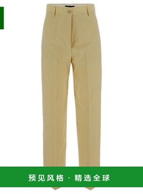 1h可退 香港直邮Fabiana Filippi 女士 压褶细节休闲裤 PAD264F27