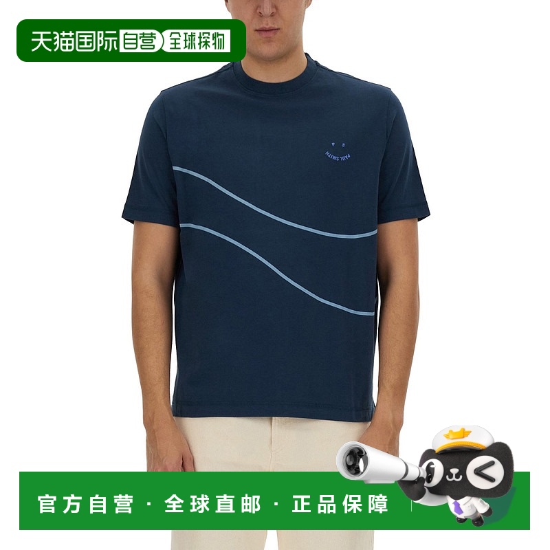 1h可退 香港直邮PS Paul Smith 男士 印花T恤 M2R965XPM2115448A