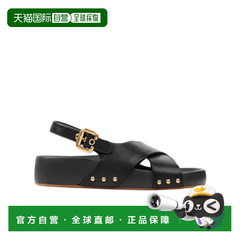 香港直邮Chloe 圆头平底凉鞋 CH25A10AH3