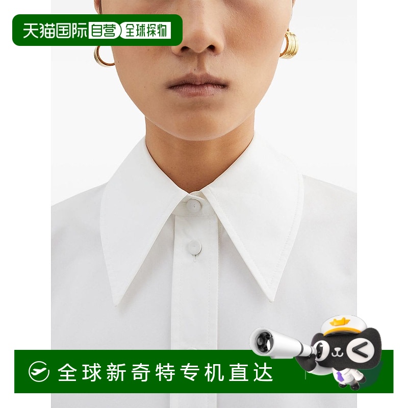 1h可退 香港直邮Jil Sander 吉尔·桑达 女士 领带衬衫 J03DL0196