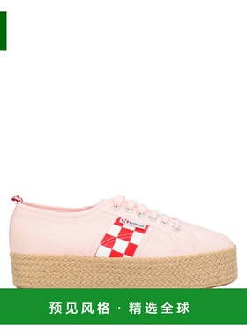 1h可退 香港直邮Superga 休伯家 女士 帆布面凉鞋 pink粉色 舒适