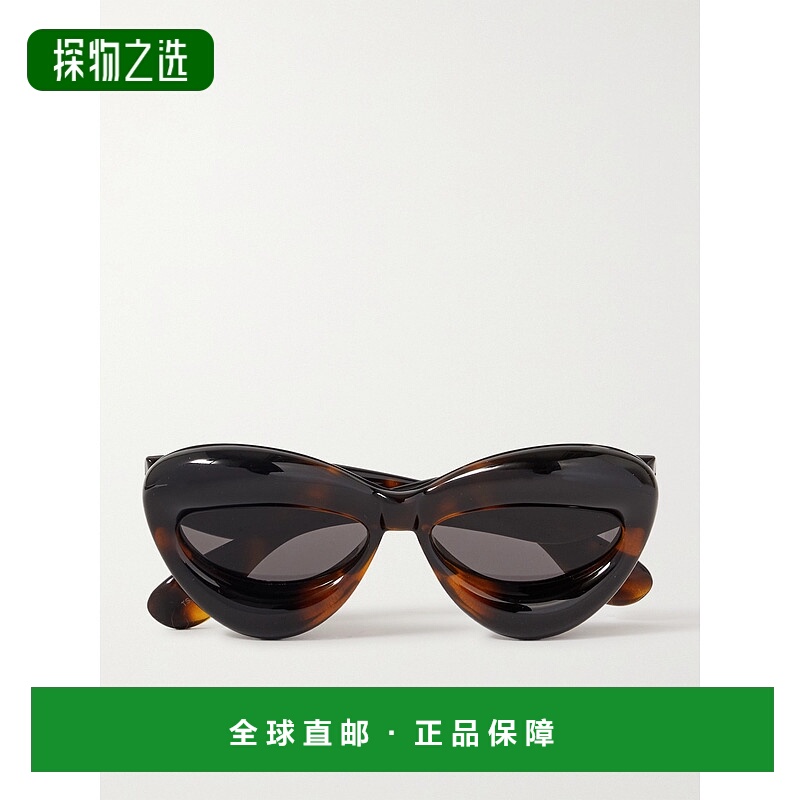 香港直邮LOEWE 罗意威 女士 Inflated 猫眼醋纤太阳眼镜 LW40097I
