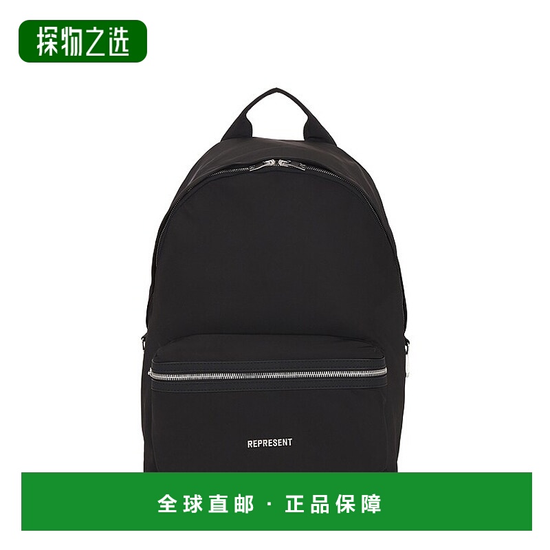 香港直邮Represent 男士 尼龙背包 MLM100382 black黑色 舒适时尚