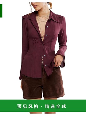 1h可退 香港直邮Free People 自由人 女士 Melrose 上衣