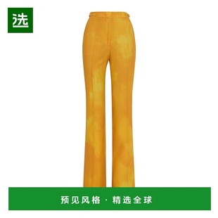 1h可退 香港直邮Gabriela Hearst 女士 Vesta 染色感羊毛直筒裤