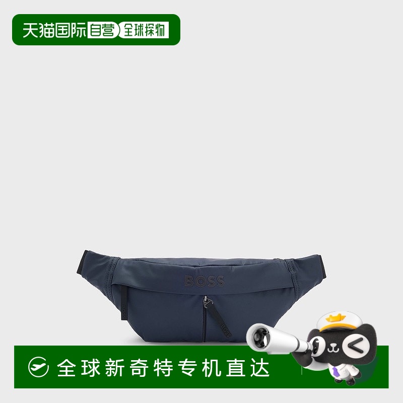 欧洲直邮HUGO BOSS雨果BOSS BLACK 带徽标仿皮腰