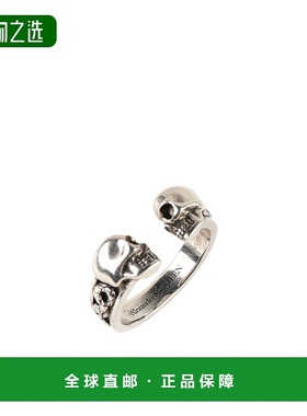 香港直邮mcqueen 亚历山大·麦昆 男士 戒指 metal金属色 舒适时