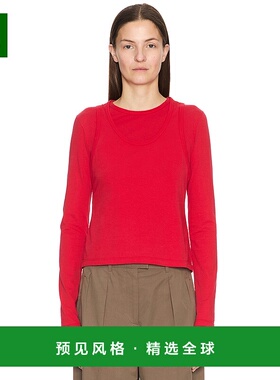 1h可退 香港直邮The Row 女士 Seruni 上衣 9049K569 red红色 舒