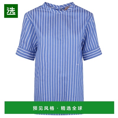 香港直邮N21 女士衬衫 G1021520RD11 SS2026 蓝色 CANVAS BLOUSE