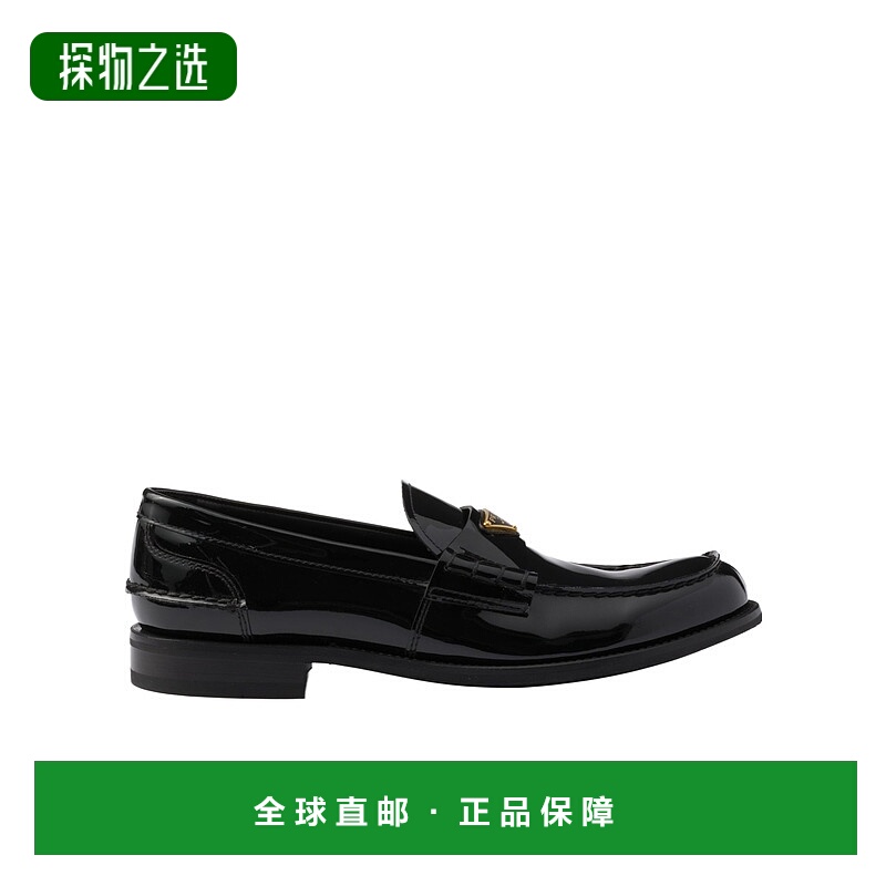 香港直邮Prada 亮面皮革乐福鞋 2DB223069FX000普拉达