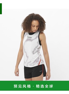 欧洲直邮Salomon萨洛蒙 S/LAB SPEED系列女士白色/红色聚酯纤背心