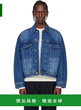 1h可退 香港直邮Studio Nicholson 男士 蓝色 Stein 牛仔夹克 STE
