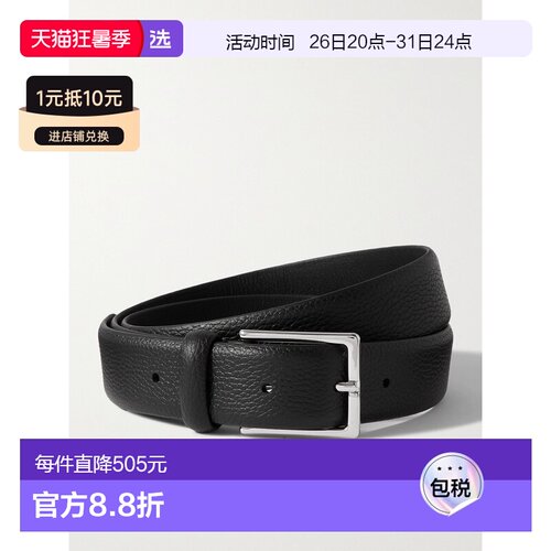 1h可退 香港直邮andersons 女士 织纹皮革皮带 A3329AF46811PL132