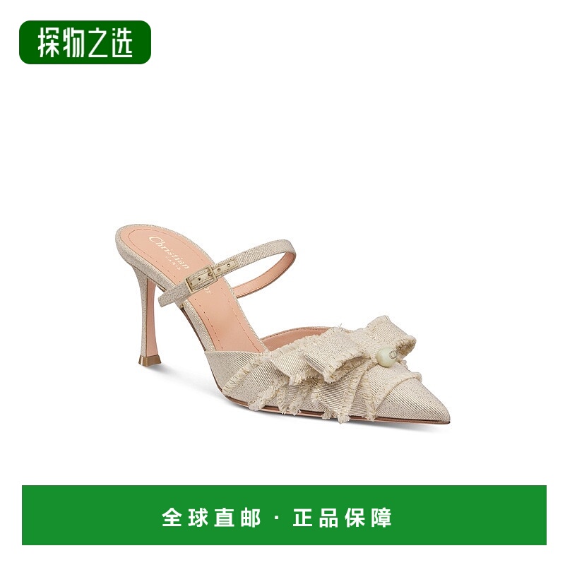 自营欧洲直邮Dior/迪奥 女士Aable高跟穆勒鞋皮鞋