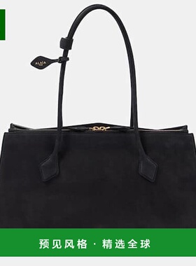 1h可退 香港直邮Alaïa 女士 Le Teckel 皮革手提包 black黑色 舒