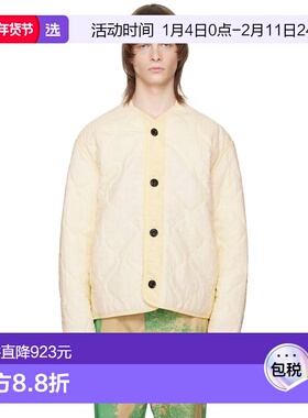 1h可退 香港直邮Oamc 男士 灰白色绗缝夹克 23E28OAU59NYL00789