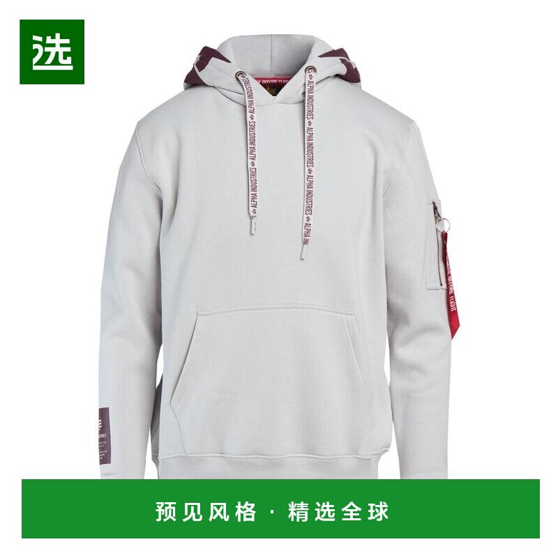 【美国直邮】alpha industries/阿尔法工业 男士 帽衫运动夹克衫图片