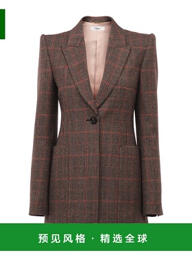 香港直邮Chloe 长袖西装外套 CH25AVE53097羊毛