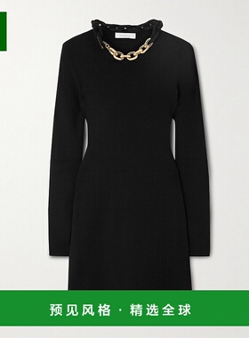 香港直邮Rabanne 女士 短款针织修身性感连衣裙 25PMRO066ML0308